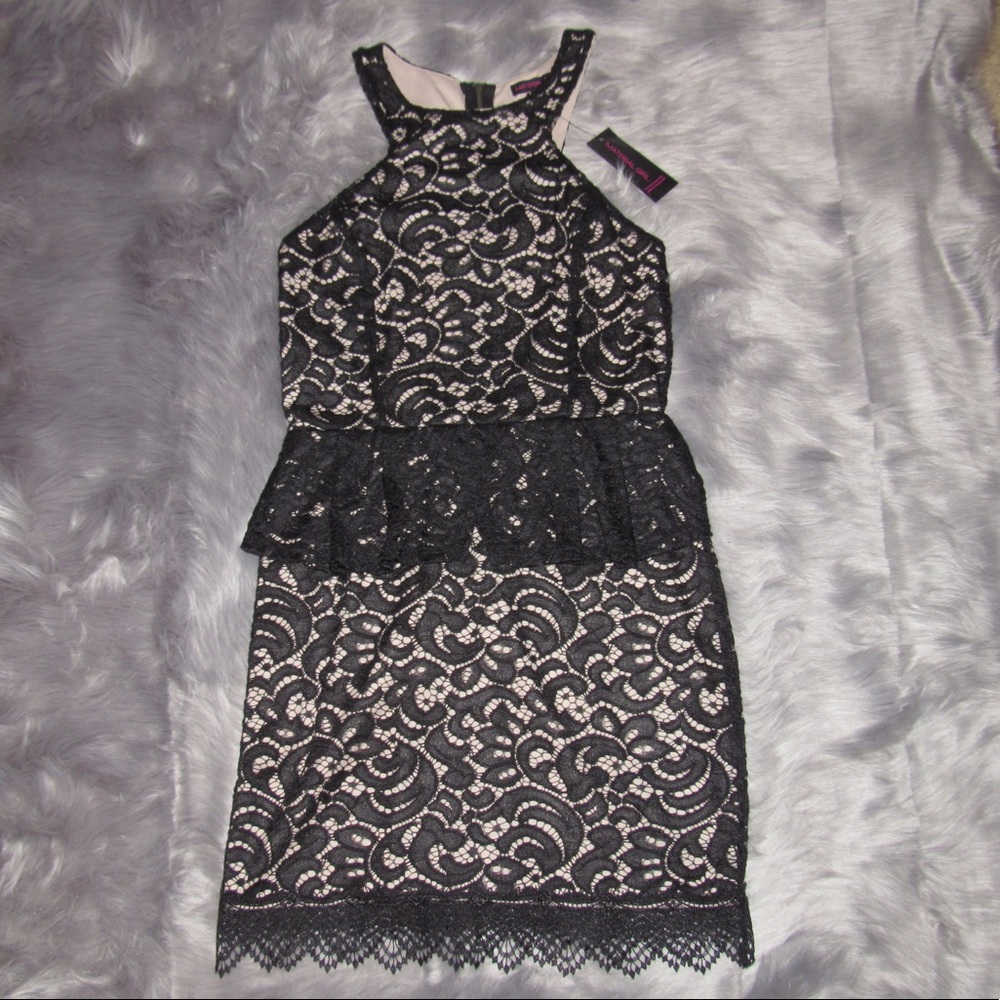 NEW MATERIAL GIRL Black Dress